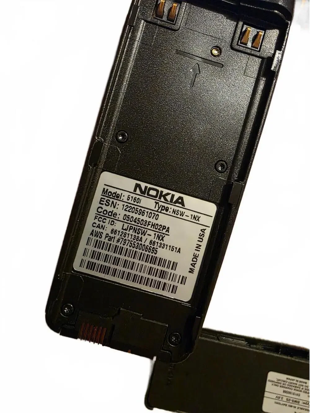 Nokia 5160 Vintage Cell Phone with Battery